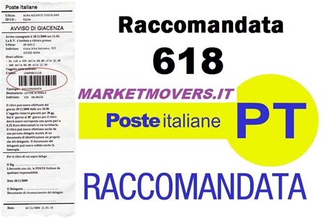 Codice raccomandata 618: cosa può essere e da .